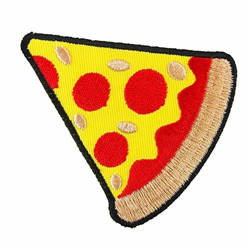 Pizza slices Embroidered Iron on Patch