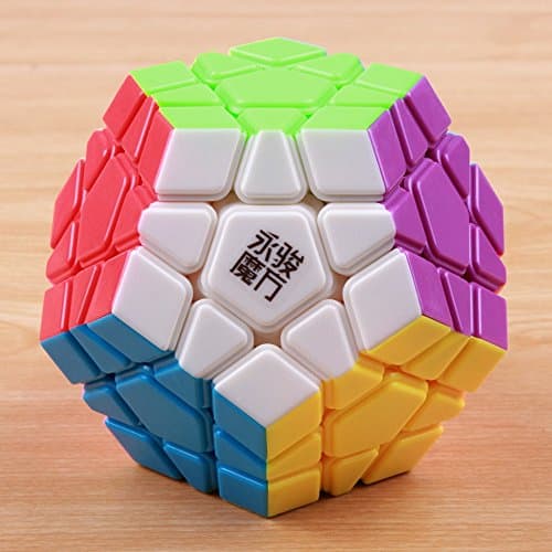 Original mega Magic Speed Cube 12 sides Cubo Magico professional Puzzle learning & education toy for children (Colorful)
