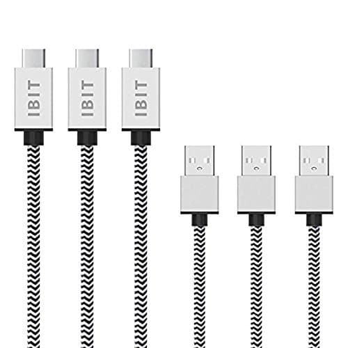 3 x IBIT PowerLine USB-C to USB 3.0 Cable (3ft) with 56k Ohm Pull-up Resistor for USB Type-C Devices Including the new MacBook, ChromeBook Pixel, Nexus 5X, Nexus 6P, Nokia