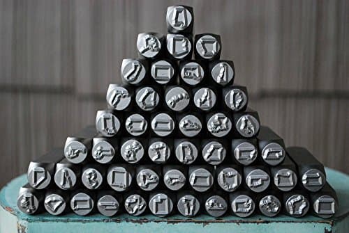 Brand New Supply Guy 8mm US State Single (Not a SET) Metal Punch Design Stamp CH-STATE (Illinois)