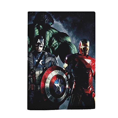 Marvel comics passport cover eco leather travel document holder