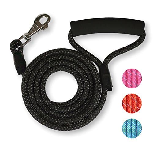 ATLIN Dog Leash with Padded Handle – Strong for Medium and Large Dogs – DynamicComfort Climbing Rope Pet Lead - 4 FT or 6 FT Leashes for The Perfect Amount of Control - Reflective Leash for Safety