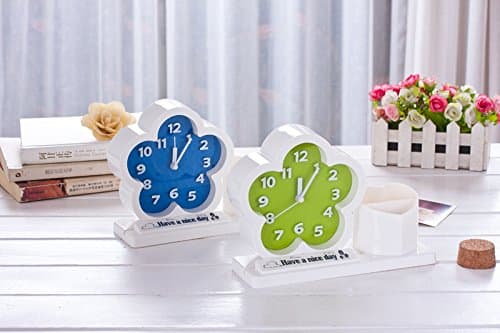 1pcs Plastic Pen Holder Bell House Type Flower Pattern Living Room Pendulum Fashion Gifts Home Decoration 13.4 4 13.1cm