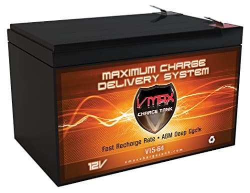 VMAXMB64 AGM Deep Cycle Battery Replacement for Bladez XTR 300W 12V 15Ah Scooter Battery