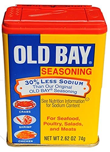 Old Bay Seasoning 30% Less Sodium 2.62 oz. each (Pack of 2)