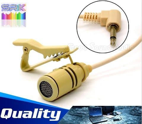 Srk Mic-08 Collar Lavalier Lapel Tie Clip Mic Microphone For Nikon Canon Sony Dslr Cameras Video Cameras & Youtube Karaoke With 3.5Mm Jack