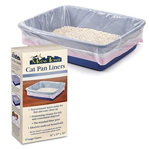 Meow Town MT Cat Pan Liners Large 6Pk