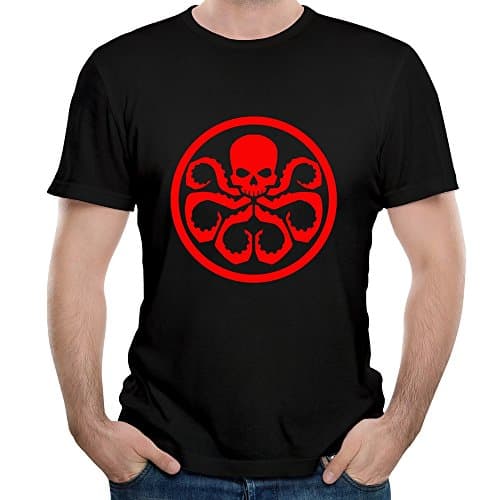 NBS Man Agent Carter HYDRA Logo Black M Tshirt