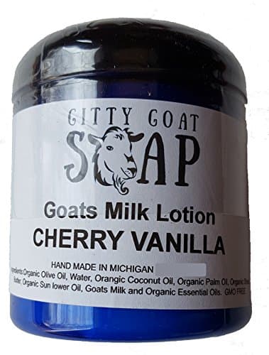 Gitty Goats Milk Lotion, 8oz, Cherry Vanilla