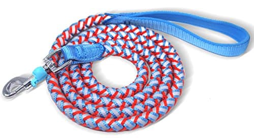 YOGADOG Refelctive Rope Dog Leash with Padded Handle and Lock Hook(6ft)