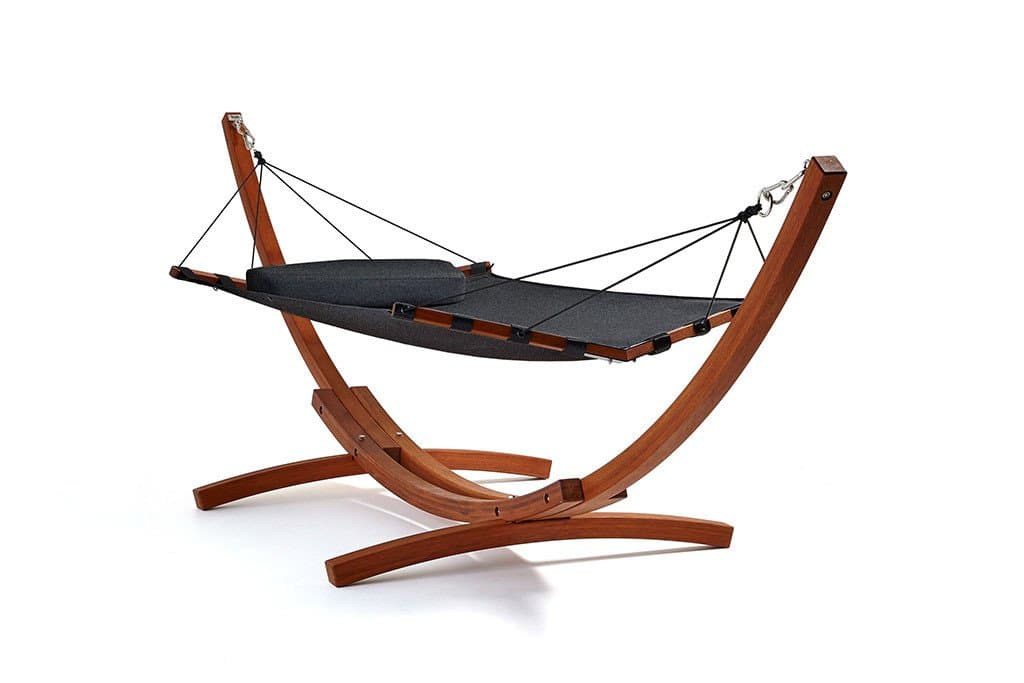 Lujo Living Free-Standing Hammock - Double - Isla Collection - Sooty