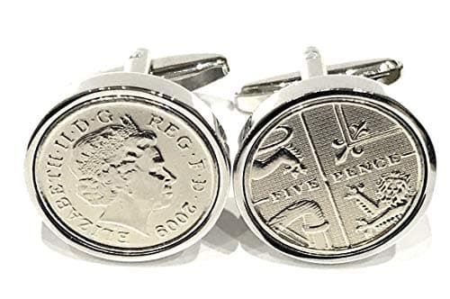 Premium HT 2013 7th Copper wedding Anniversary 7 year Copper birthday/Anniversary 2013 Coin cufflinks
