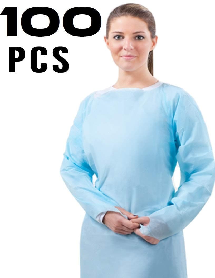 PPE Essentials - 100PCS Protective Disposable Medical Gown