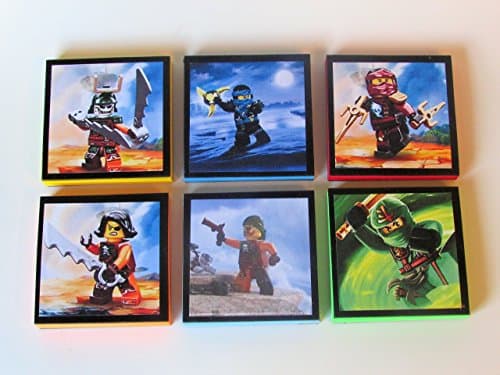 Ninjago Note Pads Set of 6 (set #2) - Excellent Party Favors - Ninjago Birthday Party Favors Birthday - Ninja Birthday Party Favor
