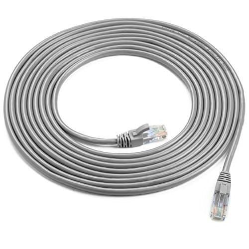 100 FT RJ45 CAT 6E 550MHZ MOLDED ETHERNET NETWORK PATCH CABLE - GRAY