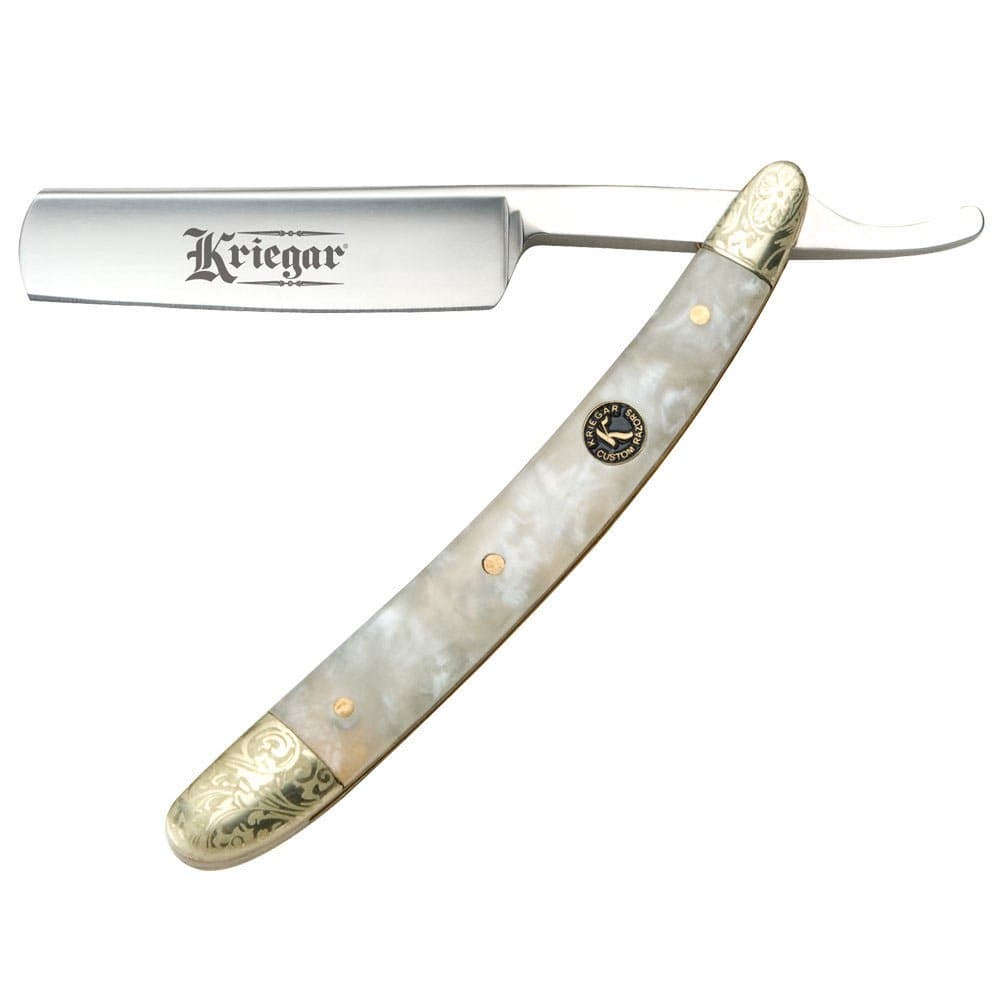 Kriegar Gentleman Imitation Pearl Razor Folding Knife