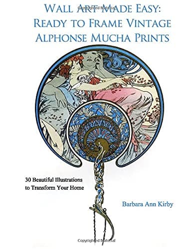 Wall Art Made Easy: Ready to Frame Vintage Alphonse Mucha Prints: 30 Beautiful Illustrations to Transform Your Home