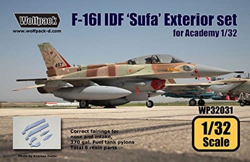 Wolfpack 1:32 F-16I IDF Sufa Exterior Set for Academy Kit -Resin Detail #WP32031