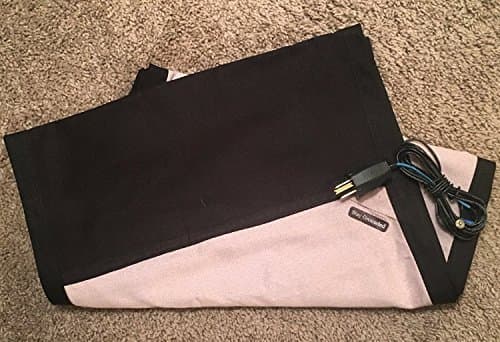 King Size Grounding Body Sheet/Mat (Black) - Bamboo & Silver (70:30) - All Natural Conductive Fabric - Re-establish your connection with the earth!