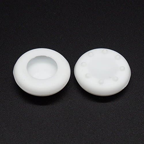 20 x Silicone Analog Controller Thumb Stick Grips Cap Cover For PS3 Xbox 360 Xbox One Game Accessories Replacement Parts-10 black and 10 white