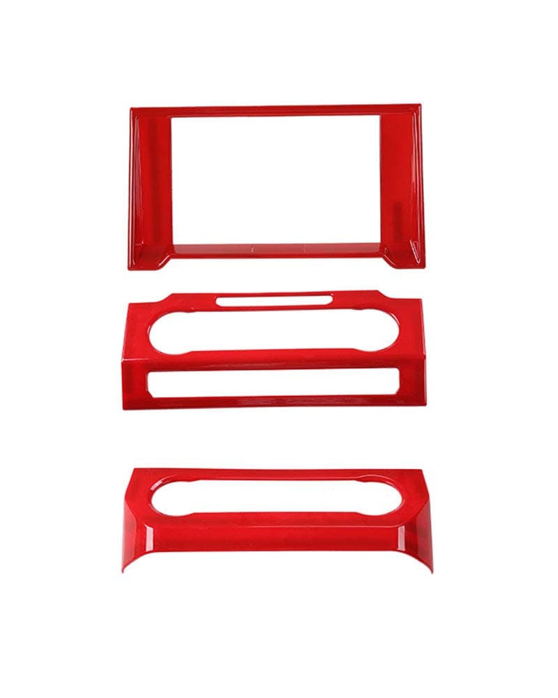 LLHAI Car Interior Navigation Air Conditioning Audio Volume Decoration Ring Cover Stickers Compatible With Ford F150 2015 2016 2017 2018 2019 Car Styling