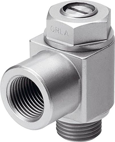 Festo GRLA-3/8-B One-Way Flow Control Valve, 1450l/min, G 3/8-inch Connection