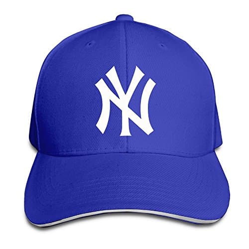 Unisex Logo Graphics Sandwich Cap Adjustable Baseball Hat Royalblue