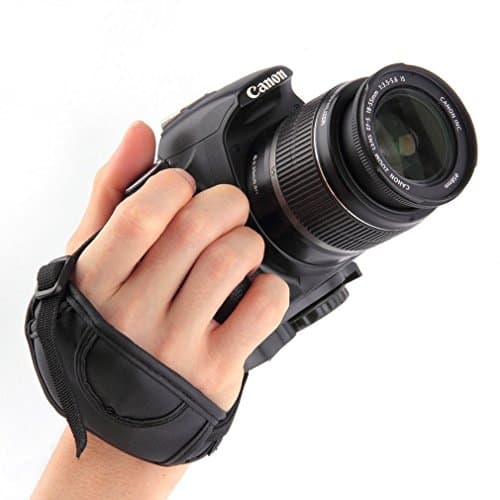 Hand Grip Strap for Canon 70D 60D 6D 1200D 1100D 1000D 700D 650D 600D 550D 500D 450D 100D EOS Rebel T1i T2i XS XSi 10D T4i T5i G1X 7D 5D Mark III II EOS-1D X SX60 SX50 HS Powershot G1 X G15 G16 SX30