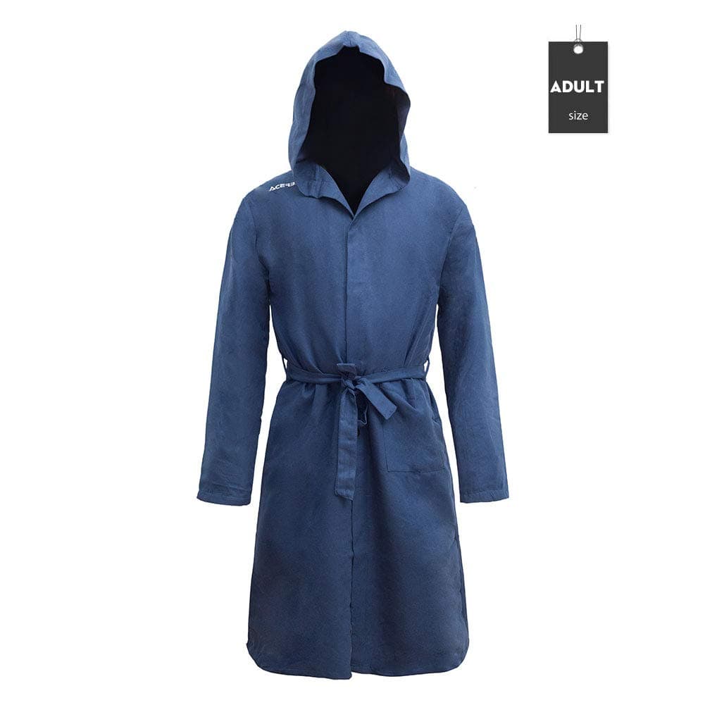 Runpilot Surf Hooded Poncho Changing Towel Robe,Microfiber Wetsuit Beach Change Poncho Bath Towel with Sleeve Pocket for Surfing Swimming Bathing-One Size Fits All