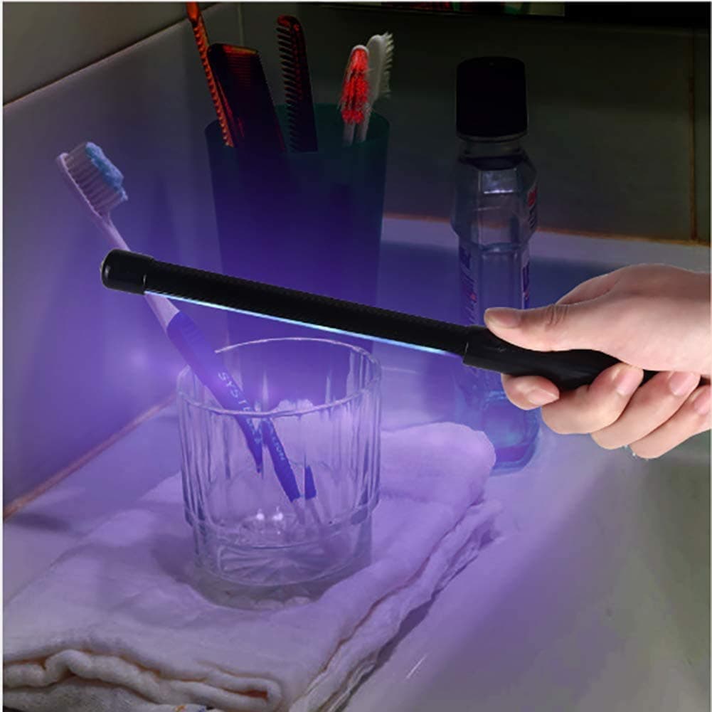 Portable UV Sanitizer Wand, Handheld UV Light Sterilizer, Travel Size Air Purifier(5W)