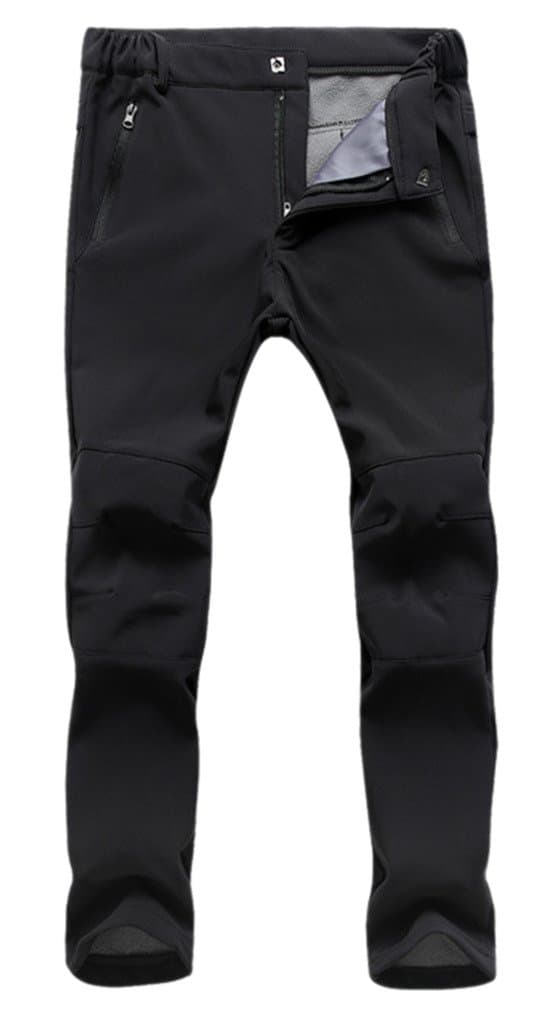 Aufgevals Women's Windproof Softshell Fleece Ski Pants