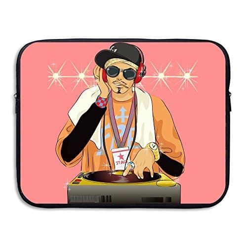 Creative Cool DJ Lovers Design Waterproof Laptop Sleeve Case Protective Bag Briefcase Sleeve Bags Cover For Macbook/Notebook/Ultrabook
