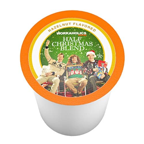 Workaholics Half Christmas Single-Cup Coffee for Keurig K-Cup Brewers 12-Count