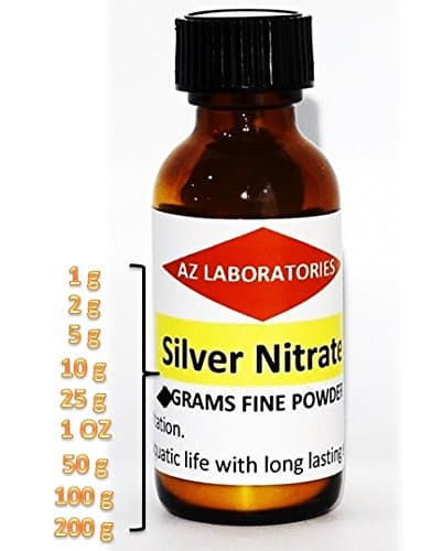 Pure Silver Nitrate Crystals / ACS Grade / 99.9+% / USA Finest Quality / Same Day Ship / AgNO3 / 1 gram
