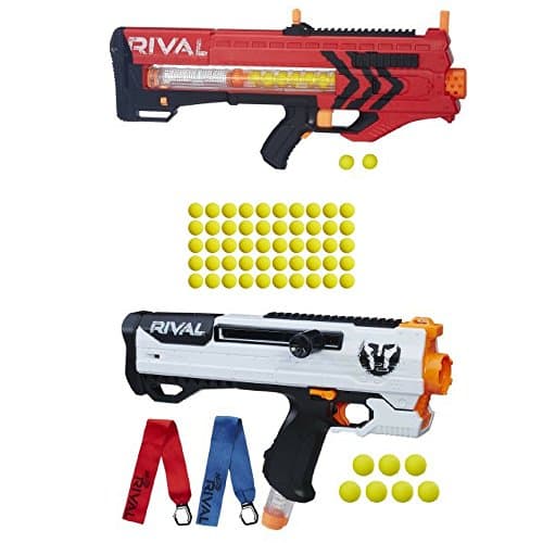 NERF Rival Zeus MXV-1200 Blaster Red, NERF Rival Phantom Corps Helios XVIII-700 & 50-Round Refill, NERF Guns For Kids, NERF Rival Refill, NERF Rival, Toy Blaster, Kids Sports, Outdoor, Kids Ages 14+