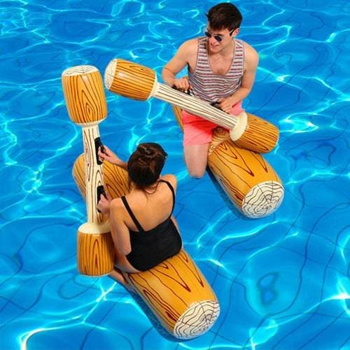 Xinke 4 pcs/set Joust Pool Float Game Inflatable Water Sports Bumper Toys For Adult Children Party Gladiator Raft Kickboard Piscina