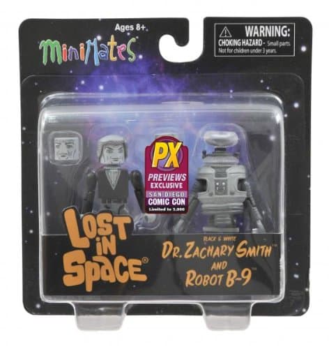 SDCC 2013 Lost In Space Black & White Previews Exclusive Minimates 2-Pack