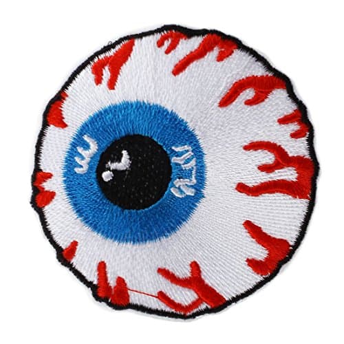 Iron On Applique - Crafts 1 Pc Eyeball Embroidered Iron On Applique Motif Patch - Patches Sunflower Waving Patch Flag White Iron Marvel Girls Embroidered Clothing Letters Appliques Fabric App