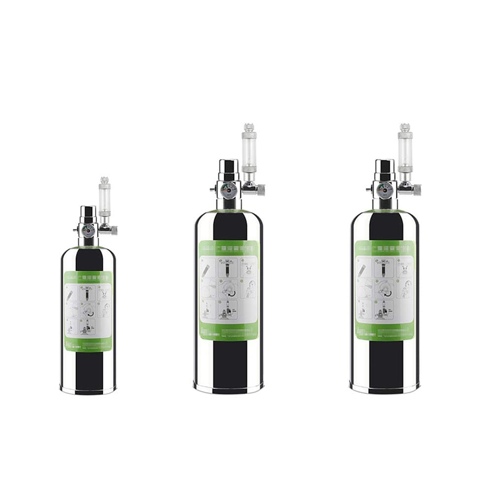Weehey 2L Aquarium CO2 Generator System Kit CO2 Stainless Steel Cylinder Generator System Carbon Dioxide Reactor Kit for Plants Aquarium