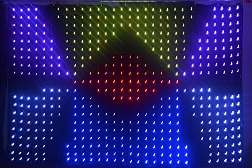 P18 3x4M LED Vision Curtain for stage backdrop