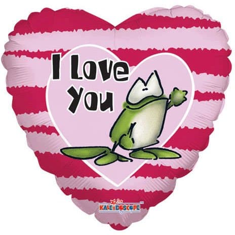 18" Jeli Deli Frog I Love You