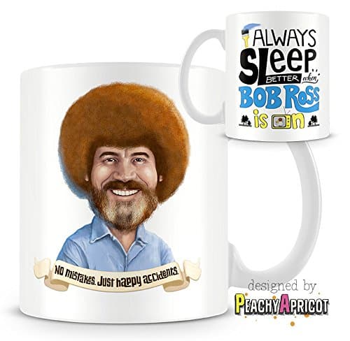 PeachyApricot Bob Ross - Sleep Better 11oz Coffee Mug