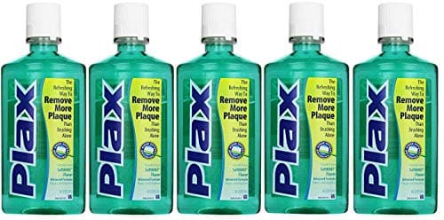 Plax Mouthwash, Soft Mint, 16 Fl. Oz (5-(Pack))