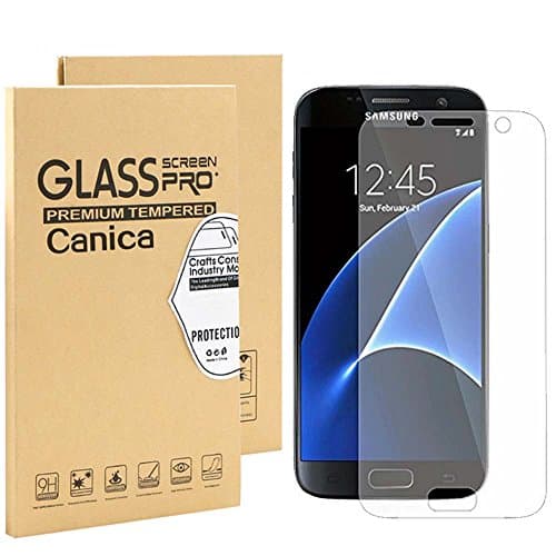 Galaxy S7 Edge Screen Protector,S7 Edge Screen Protector,Canica Galaxy S7 Edge Tempered Glass Screen Protector for Samsung Galaxy S7 Edge