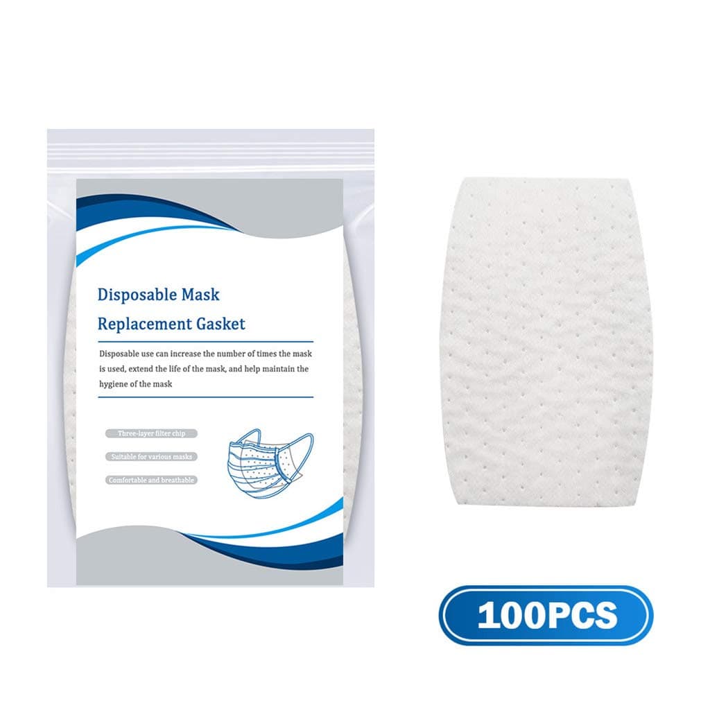 Vcivdivkx Disposable Non-Woven Maasks Pad Breathable Filter Protective Pads