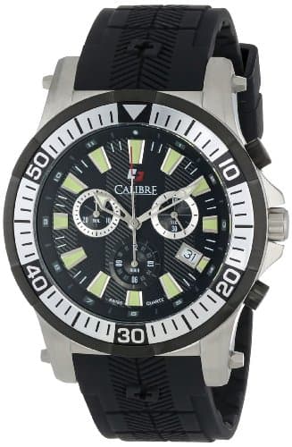 Men's SC-4H2-04-007 Hawk Chrono Analog Display Quartz Black Watch