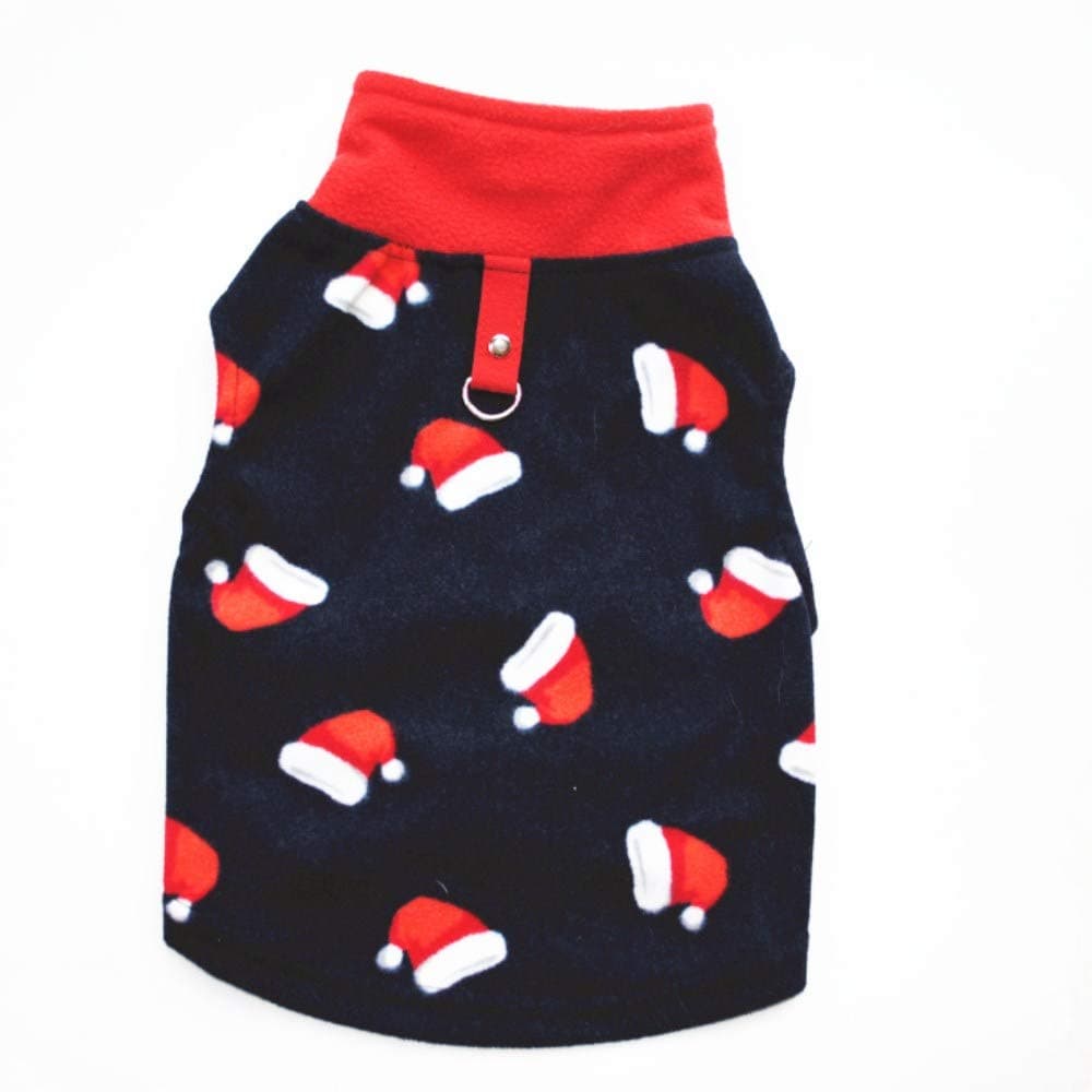 PIXRIY Dog Sweater, Soft Fleece Vest with Leash Ring Pullover Jacket Winter Pet Dog Clothes for Puppy Small Dog Cat…