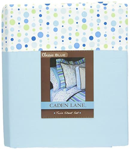 Caden Lane Classic Collection Bedding Classic Twin Sheet Set, Blue