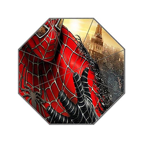 ScottShop Spider Man Custom Generic Foldable Umbrella Sun Rain Anti-UV
