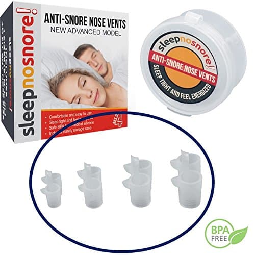 Nasal dilators - advanced anti-snoring solution - nose vents - breathe and sleep better